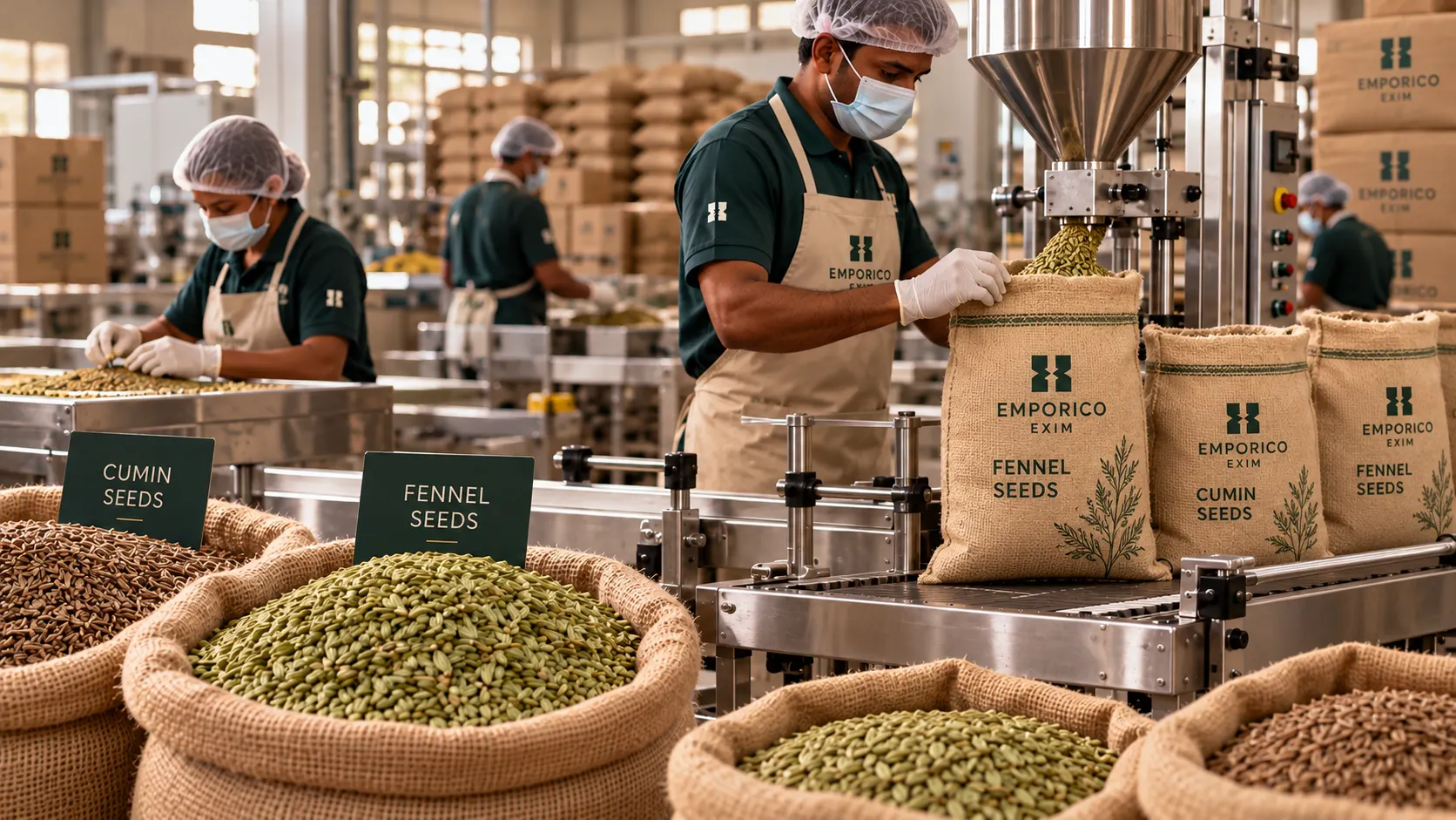 Export-ready spice packaging