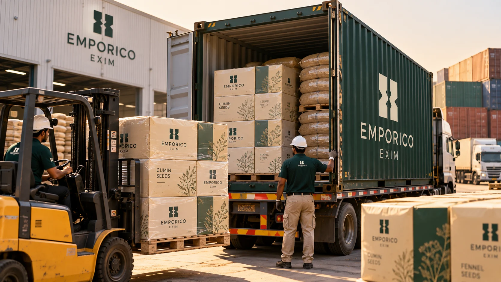 Global logistics for spice exports